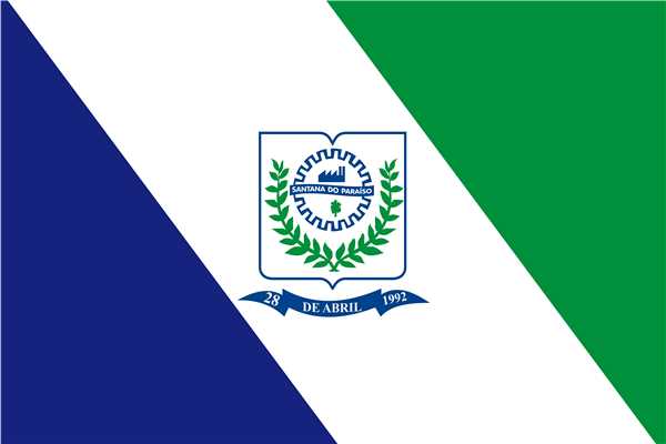 Bandeira da Cidade de Santana do Paraíso